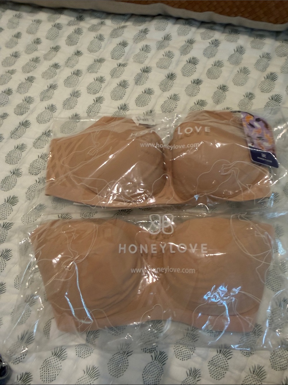 Honeylove Beige Seamless Silhouette Support Bra- Sand - Picture 3 of 3